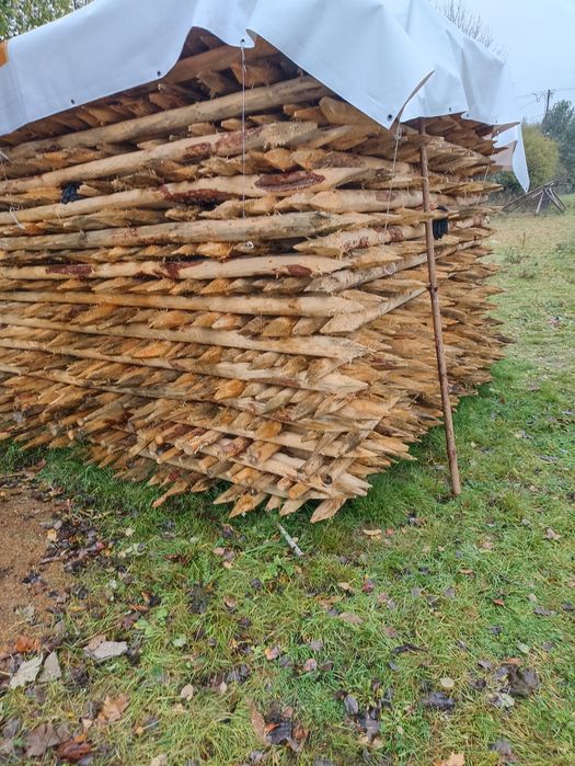 Pale kołki słupki  Okorowane!!!