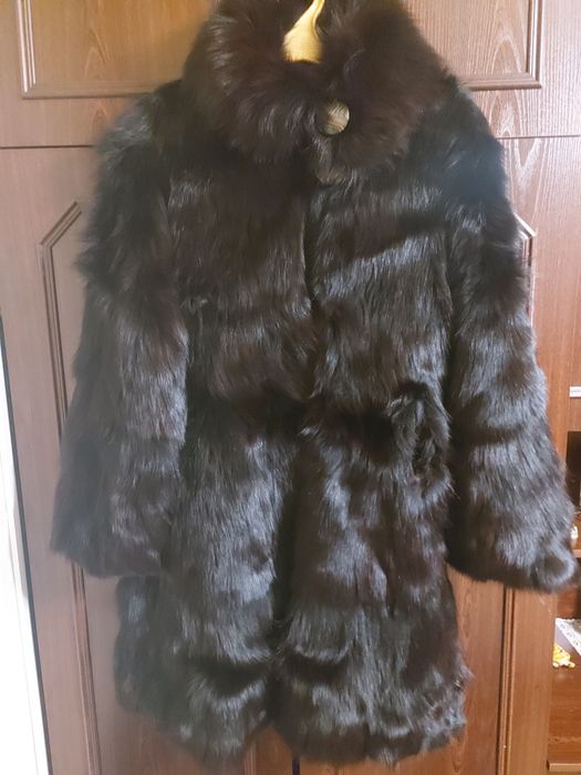 Гарна шуба з лисиці