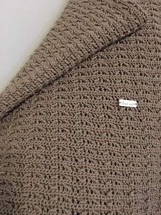 Koc kocyk handmade szydełko