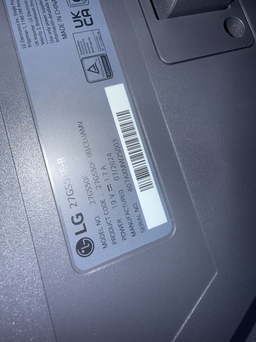 Monitor LG gaming 27 polegadas