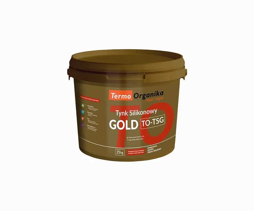 PROMOCJA Tynk silikonowy GOLD Termo Organika 25kg