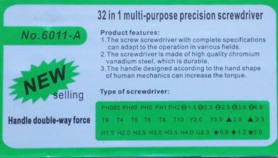 Caixa de 32 peças ferramentas de aperto.