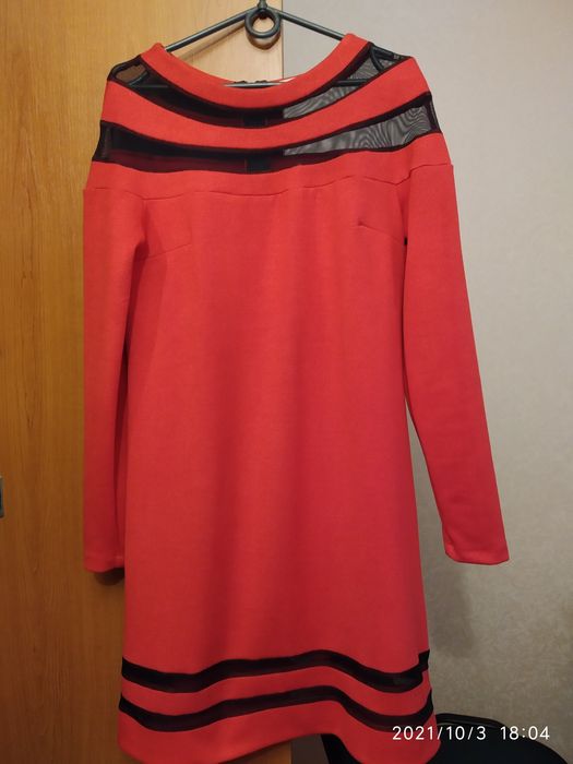 Сукня з довгим  рукавом 46 р.