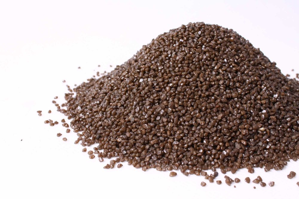 Brązowy żwirek, piasek kwarcowy do akwarium 2-3mm 1kg