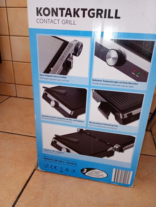 Kontakt gril elektryczny