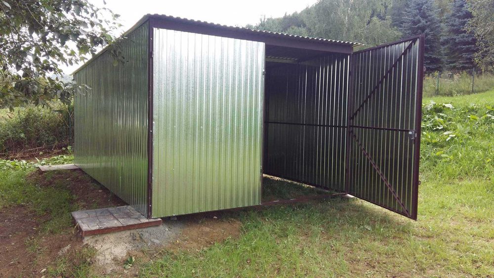 Garaż blaszak 3x5!Garaż blaszany Producent 4x5 6x6 9x6 6x8 Garaże Raty