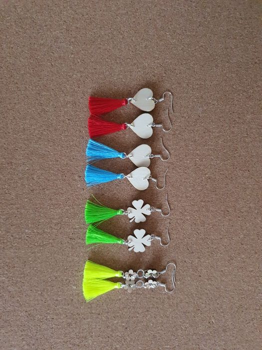 Boho kolczyki po 6.50zl para
