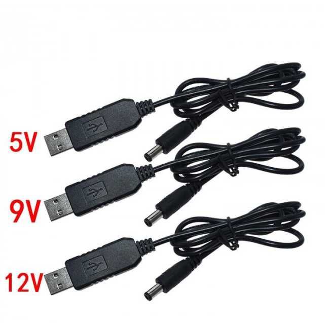 Є опт! USB шнур 9/12V: конвертер для роутера від павербанку. УПС UPS