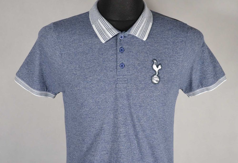 TOTTENHAM HOTSPUR Koszulka Polo Męska S Official Super Stan Bawełna