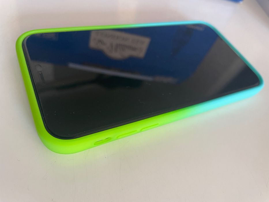 Etui / case iPhone 11/ nowy / zielono-niebieski