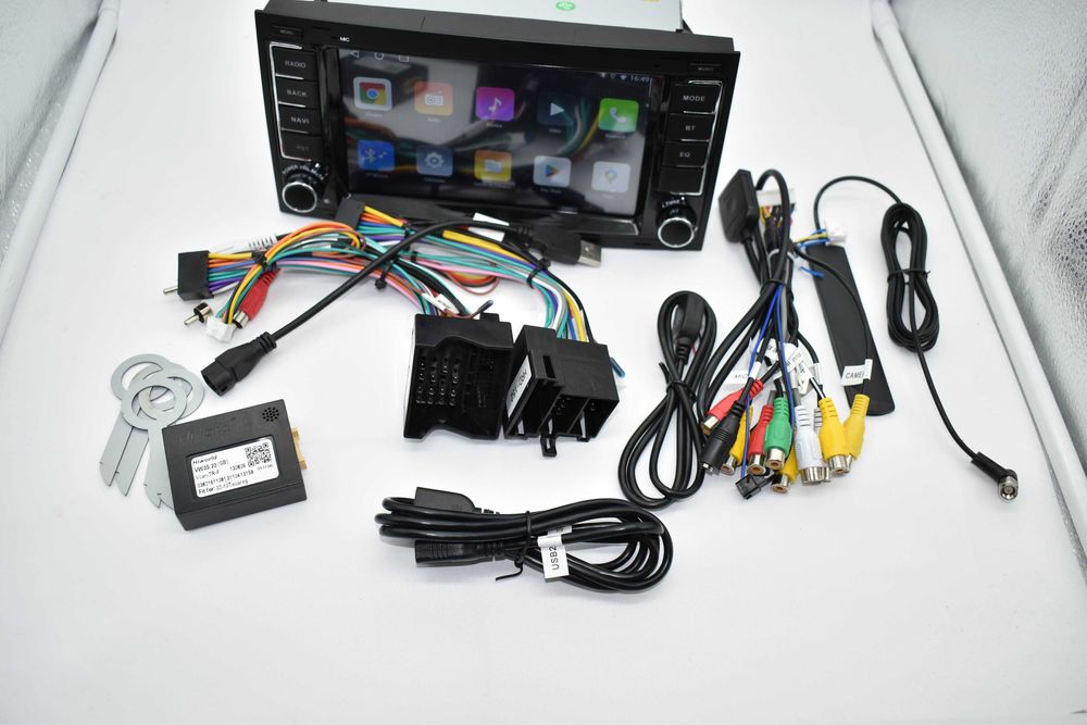 Auto rádio 2 DIN Android - Volkswagen VW Transporter e Touareg