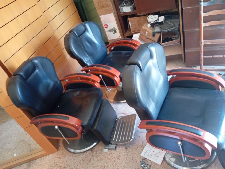 Cadeira de salão e barbearia