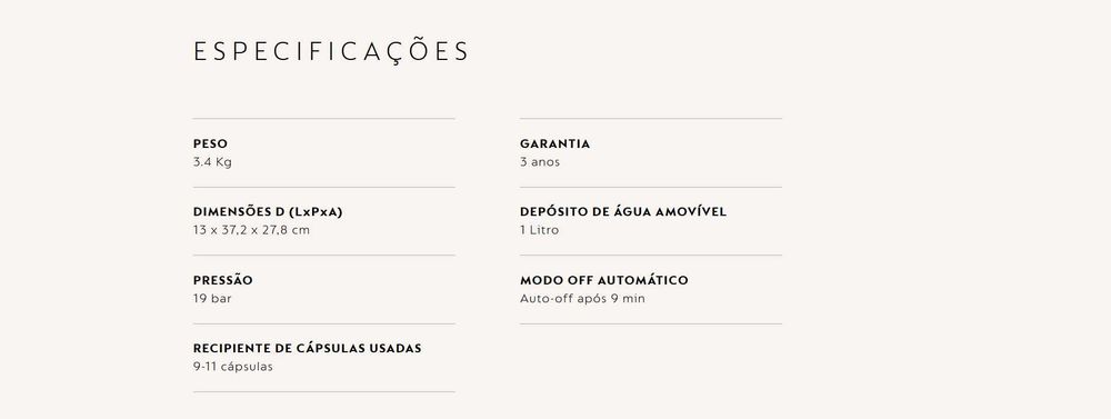 Máquina Nespresso CitiZ