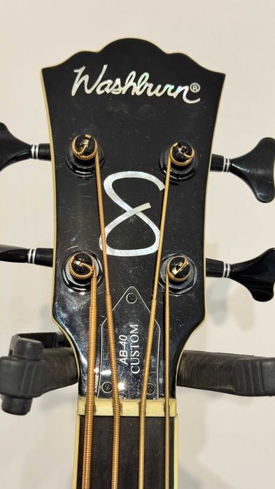 Washburn AB-40 Custom Stuart Hamm sygnatura