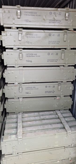 Skrzynia  drewniana wojskowa