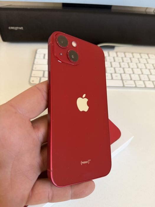 iPhone 13 256gb Red Idealny Bateria 100%