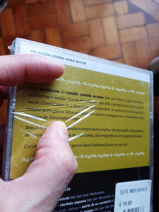 Camilo Castelo Branco - 7 Mulheres - Lido por Nuno Lopes - Livro + CD