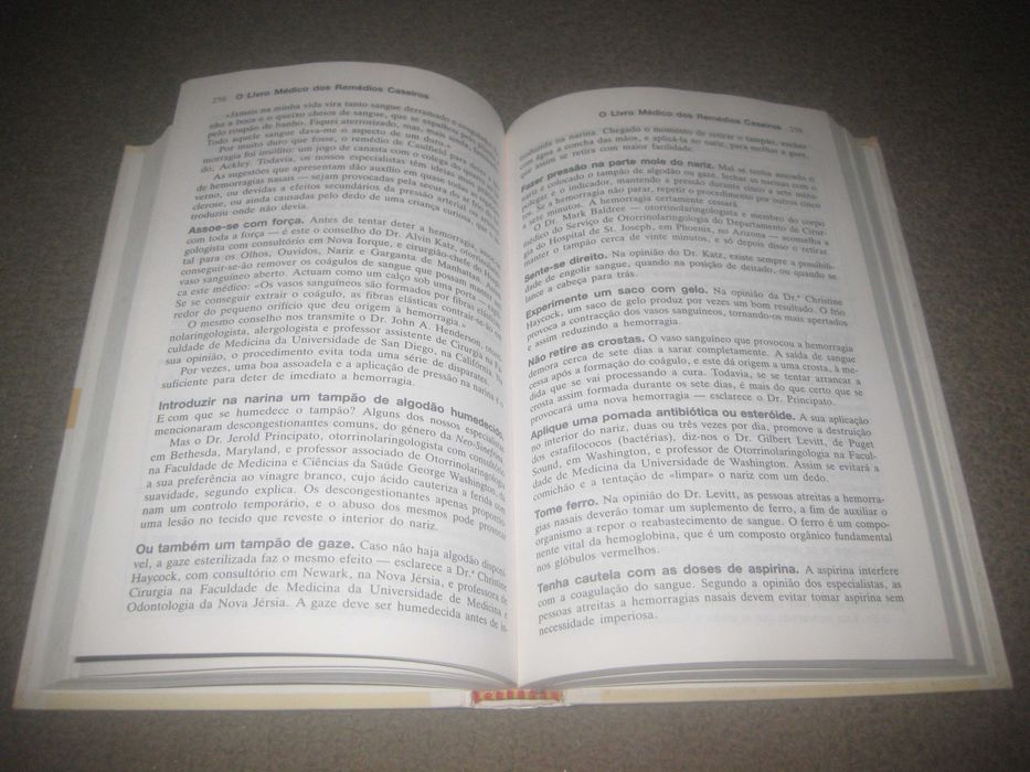 Livro "O Livro Médico dos Remédios Caseiros"