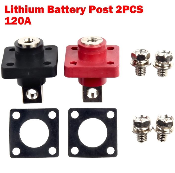 Клеммы проходные для аккумулятора LiFePO4  120A 150А 200А корпусные