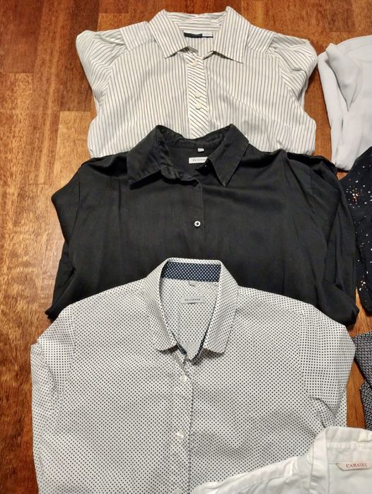 Mega zestaw bluzek do biura, eleganckie koszule