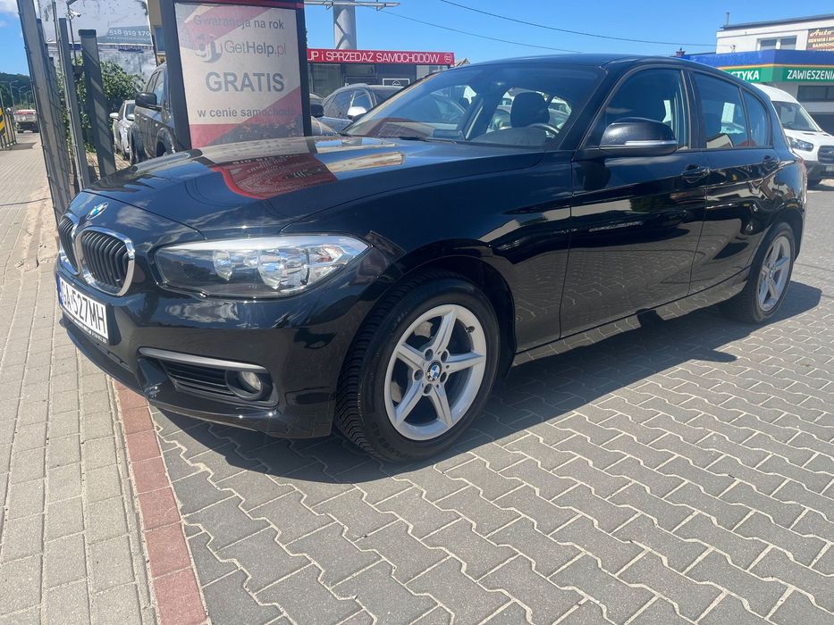 BMW Seria 1 BMW 116I 5 drzwi Czarny Ledy Klimatyzacja