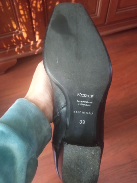 39 Kozaki Kazar wysokie skóra.