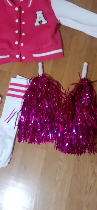 Disfarce carnaval Cheerleader 130 cm 7- 8 anos