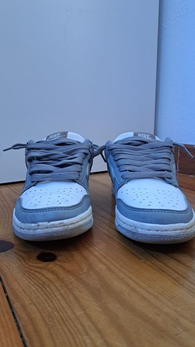 Nike Dunk Low Cinza/Branco –  Usados