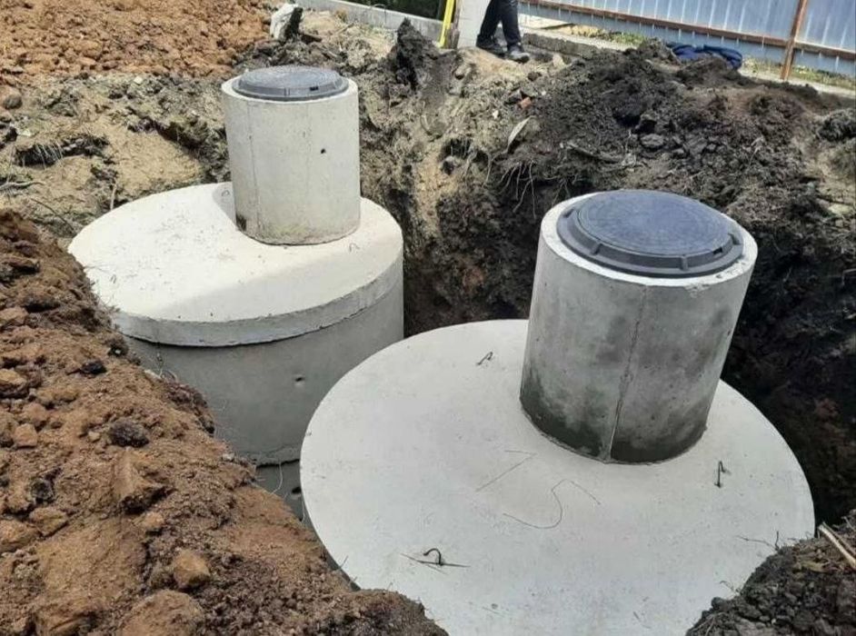 Копка каналізації, вигрібної ями, септика. ТГУ210