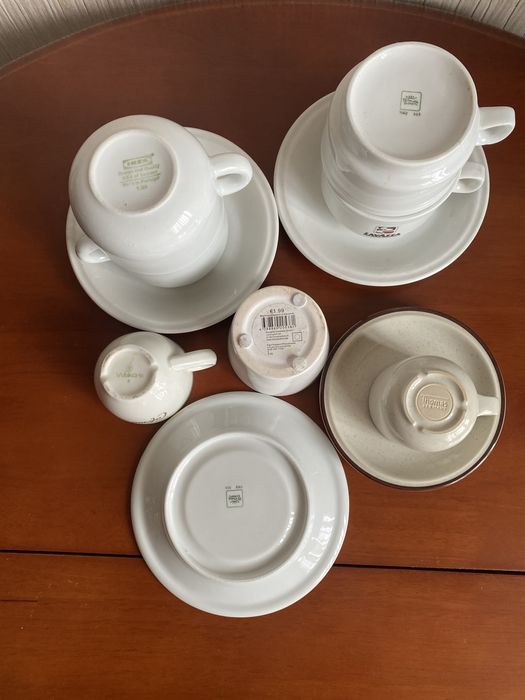 Кофейные чашки и блюдца.Фарфор. Бренды Италия, Португалия, Германия.