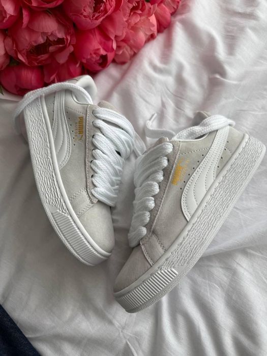 АКЦІЯ! Puma Suede XL Light Grey 37 38 39 40 41 42 43 44 45 пума суеде