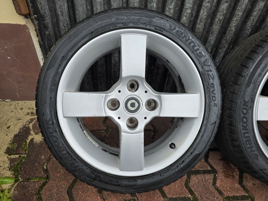 Felgi z oponami 205/45R15 Smart Forfour I 4x114,3 Chevrolet Lacetti