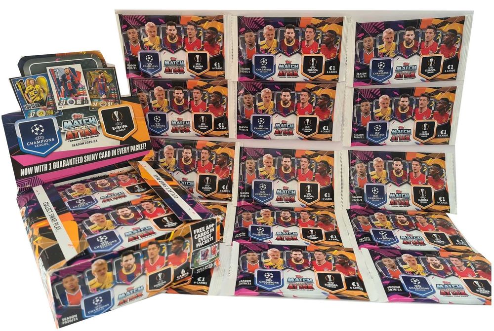 40% taniej Champions League UEFA Match Attax 20/21 Box 30 Saszetek