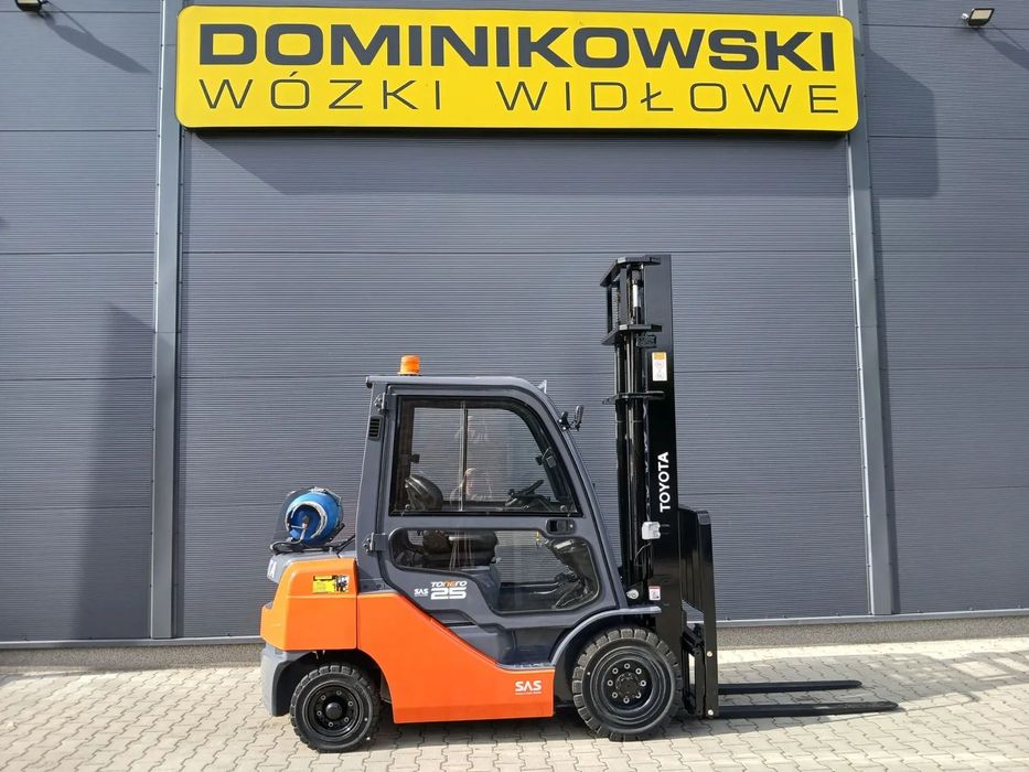 Toyota 02-8FGF25  wózek widłowy 2017R. LPG duplex WYNAJEM SPRZEDAŻ SERWIS