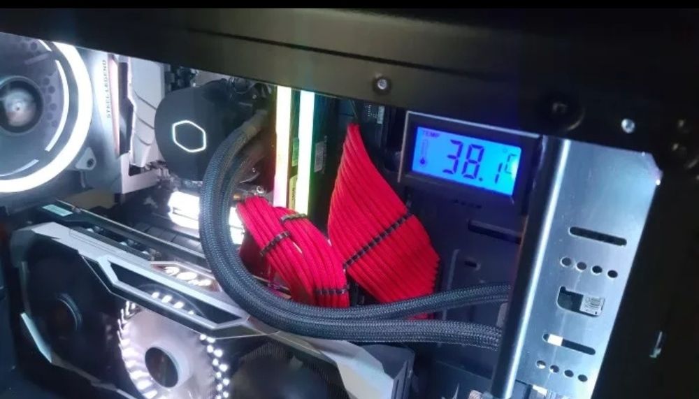 цифровой термометр Температурный датчик, ЖК-измеритель. Питание DC 5 V