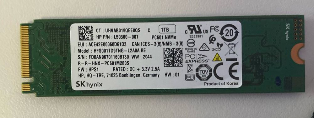 ssd m2 1tb - купити комплектуючі для ПК - Ціна на OLX.ua