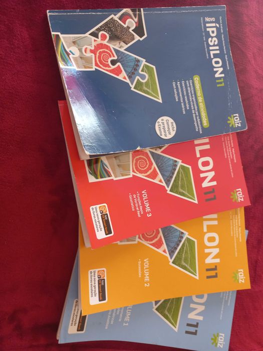 Vendo livro + caderno atividades matemática 11 ano