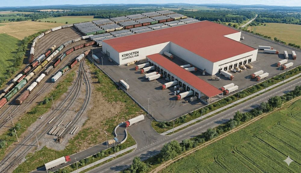 Залучаємо Інвестиції в логістичний хаб: +20% за 6 міс, Коростень