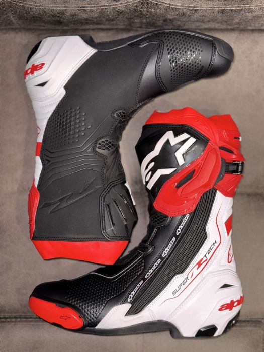 Alpinestars SuperTech r white black red