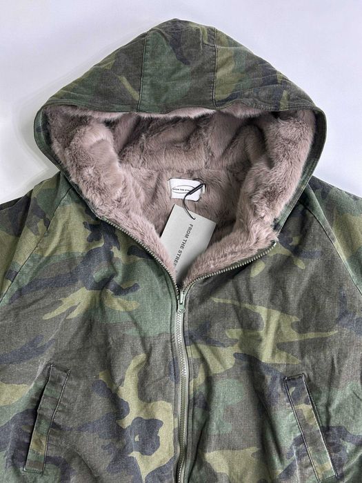 Бомбер двосторонній камо хутро куртка зіпка курточка пуховик мех MA-1