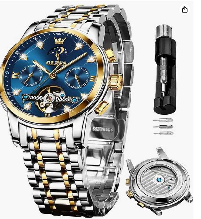 OLEVS Automatyczny Zegarek Męski Turbillon