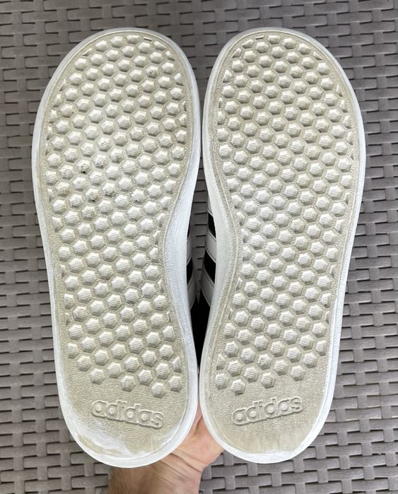 Adidas Grand Court кроссовки 34 размер детские кожаные сникерсы