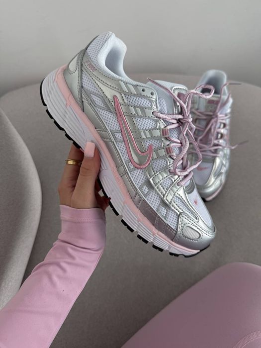Жіночі кросівки NK P-6000 ‘White Elementary Pink’