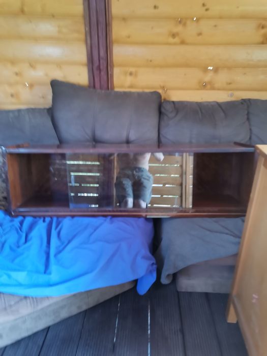 Stara komoda PRL plus nadstawka Stanisław albrecht lata 50 60 bydgoska