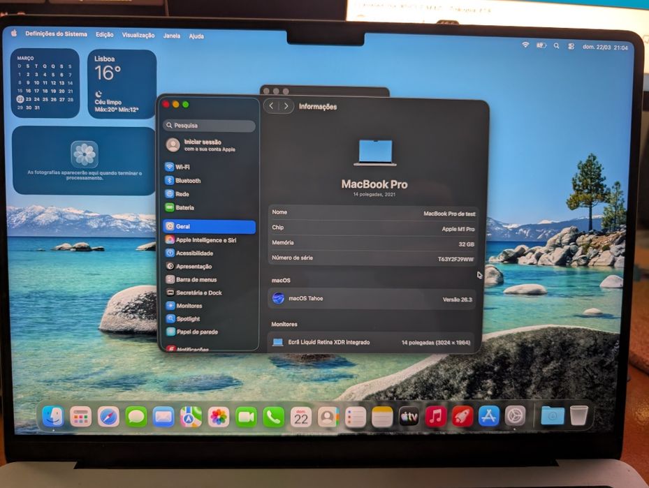 MacBook M1 Pro 13" 32Gb 1Tb