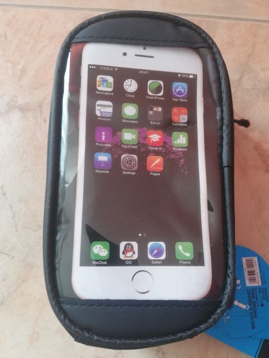 Uchwyt na telefon do 6 cali torba sakwa rowerowa Roswheel phone bag