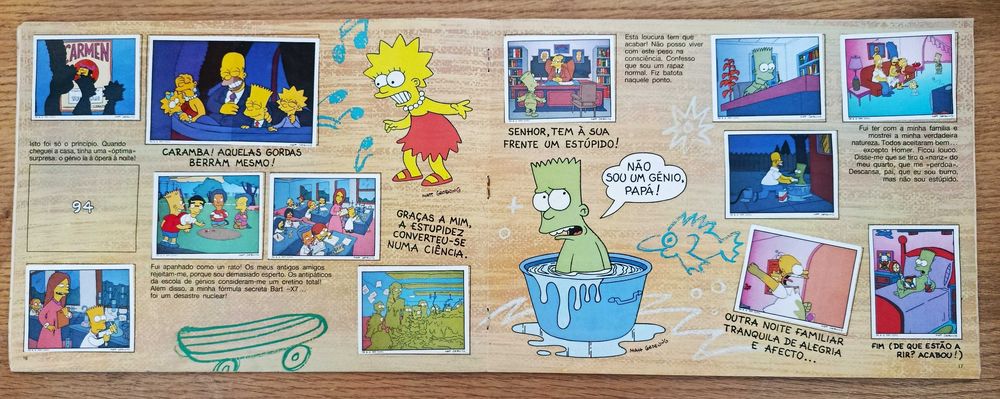 Caderneta de cromos Os Simpsons - PANINI