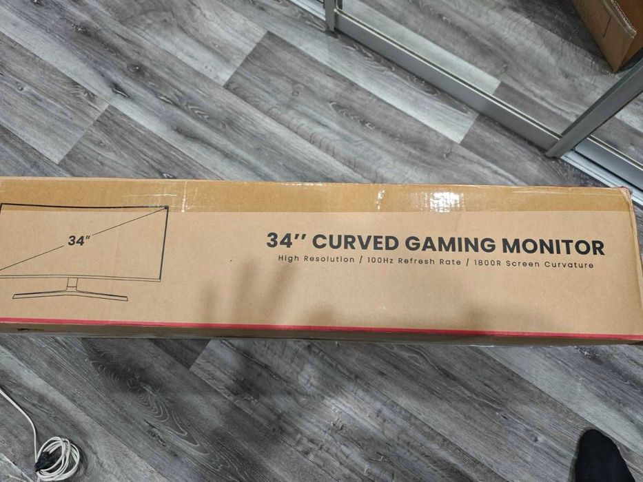 Монітор G190A Gurved gaming 34 дюйми 4к 100 Hz 1800R