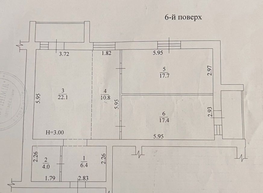 3-х комн ЖК Салтовский (мед. комплекс)