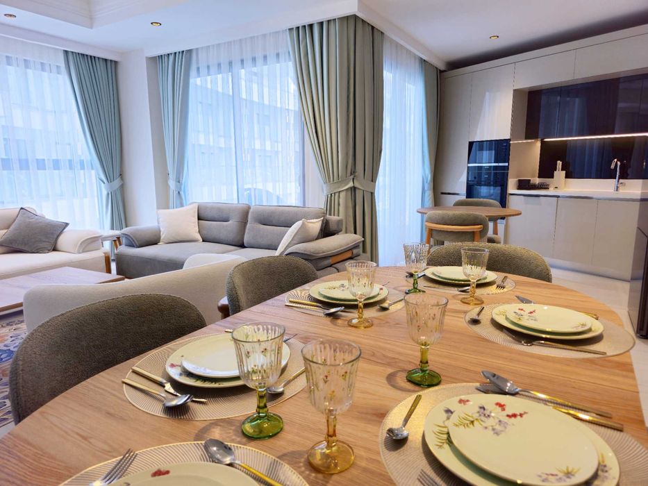 Квартира для большой семьи в премиум комплексе в Тюрклер, Алания D62